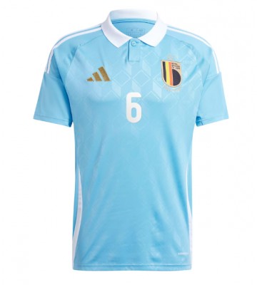 Belgien Axel Witsel #6 Udebanetrøje EM 2024 Kortærmet